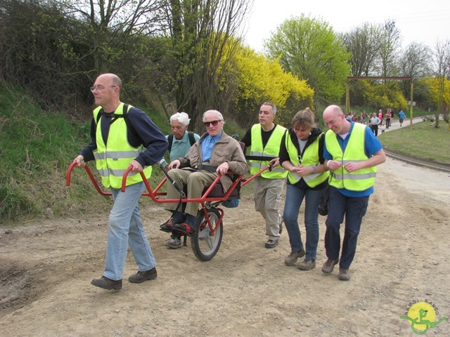 randonnée sportive avec joëlettes, Eghezée, 2014